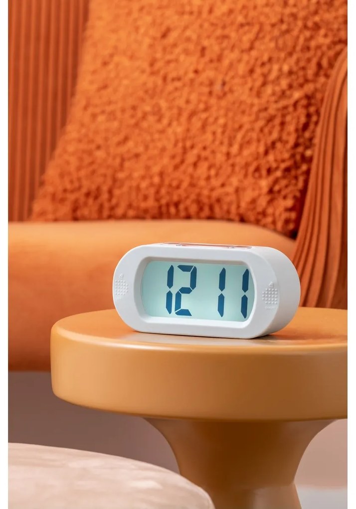 Karlsson KA5753LB digitális asztalióra/ébresztőóra, lágy kék