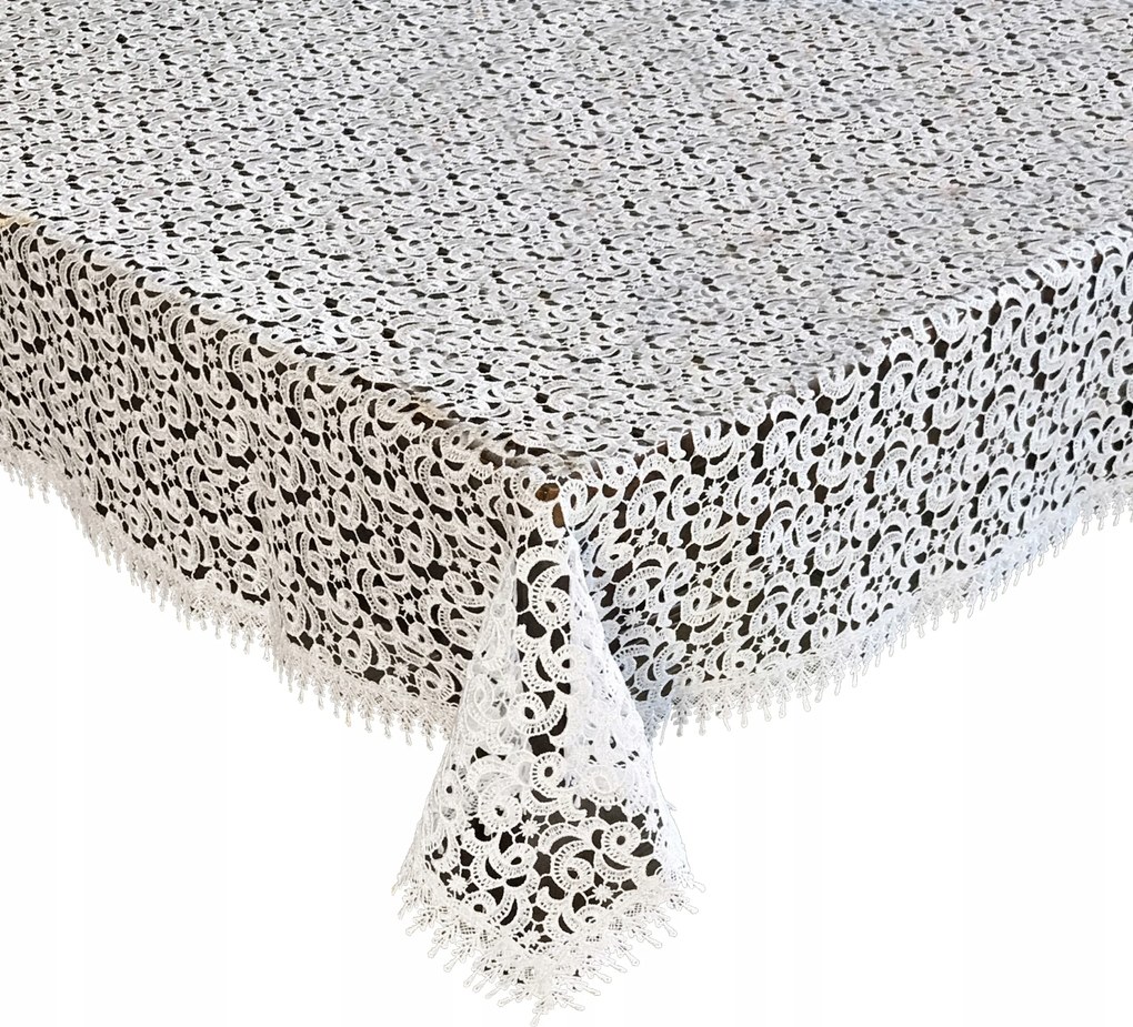 Abrosz Gipszből 110x160 Fehér Dekorációs Asztalra