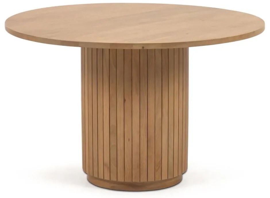 Natúr színű mangófa kerek étkezőasztal ø 120 cm Licia – Kave Home