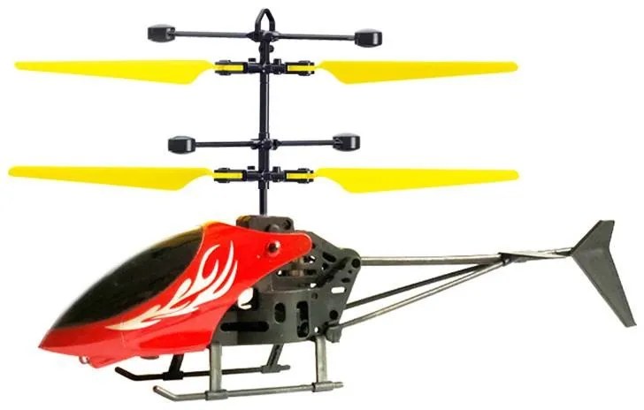 Indukciós helikopter távirányítóval – kézzel irányítható, lebegő játék (LH-1804R) Szenzoros Helicopter