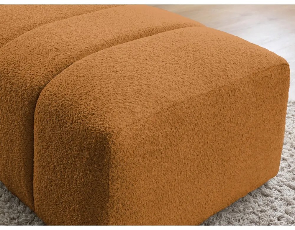 Mustársárga buklé lábtartó Annecy – Bobochic Paris