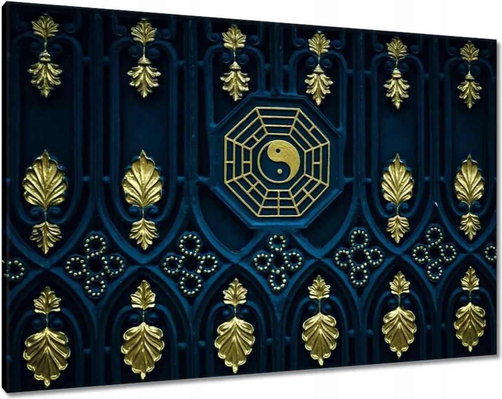 Festmények 100x70 Absztrakt Arany harmónia