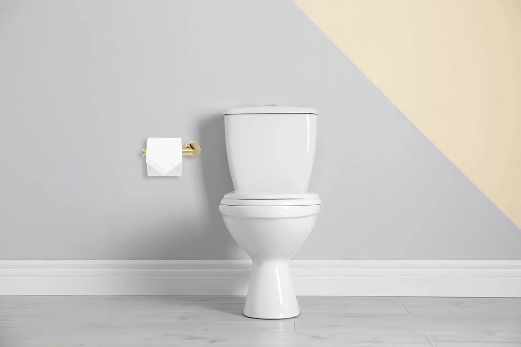 Falra szerelhető wc papír tartó MIST 04 GOLD