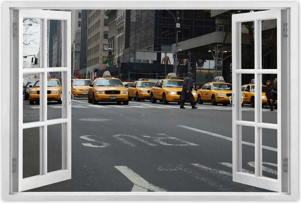 Poszterek 60x40 New York sárga taxik