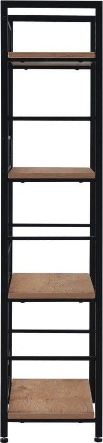 Polcállvány, fekete/tölgy, KELER TYP 1