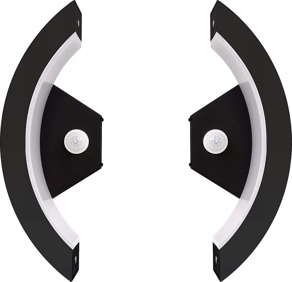 18W Kültéri fali lámpa Led kerti mozgásérzékelő IP65