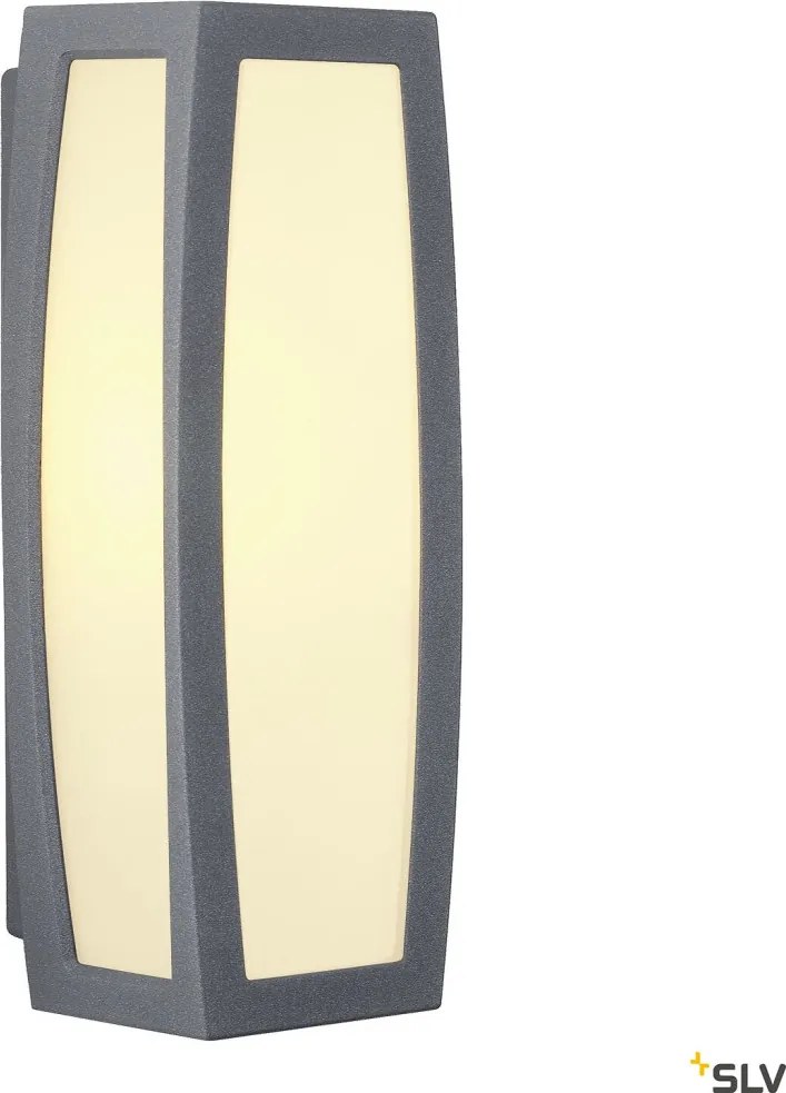 SLV 230045 MERIDIAN BOX Modern Kültéri Fali Lámpa Antracit E27 IP54