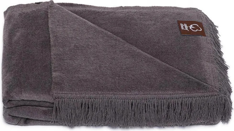 Pamut akril takaró 150x200 hamuszürke ágytakaró