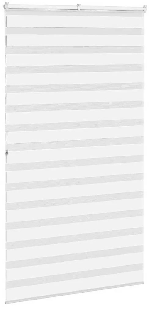 zebrafüggönnyel fehér szövetszélesség 120,9 cm poliészter