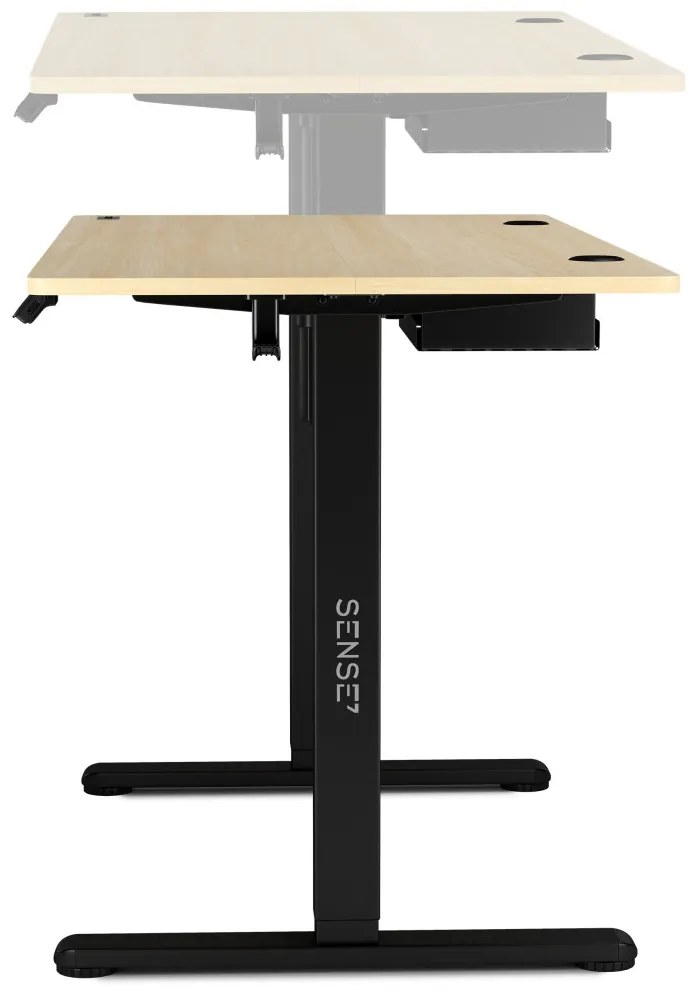Állítható magasságú elektromos íróasztal Nojo 120x60cm Black Pine