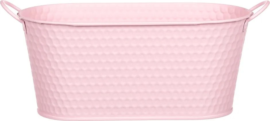 Fém virágláda rózsaszín