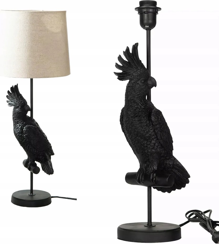 Asztali Papagáj Lámpa Éjszakai E27 50cm madár dekoráció