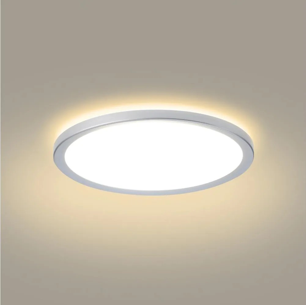 Brilagi - ULTRA SLIM LED fürdőszobai mennyezeti lámpa, 12W/230V, Ø 22,5 cm, ezüst, IP54