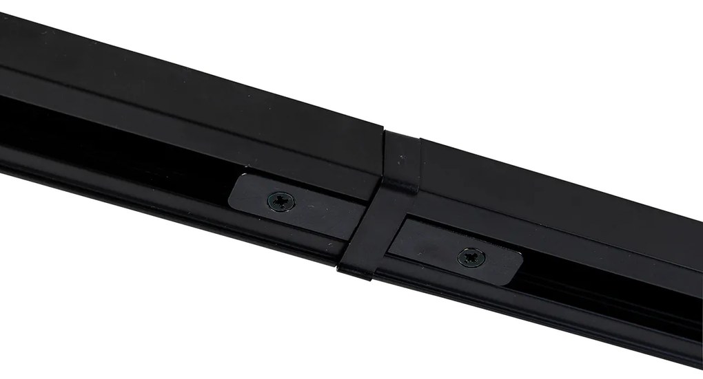 Modern fekete sínrendszer 4 lámpával, 1 fázisú - Yade