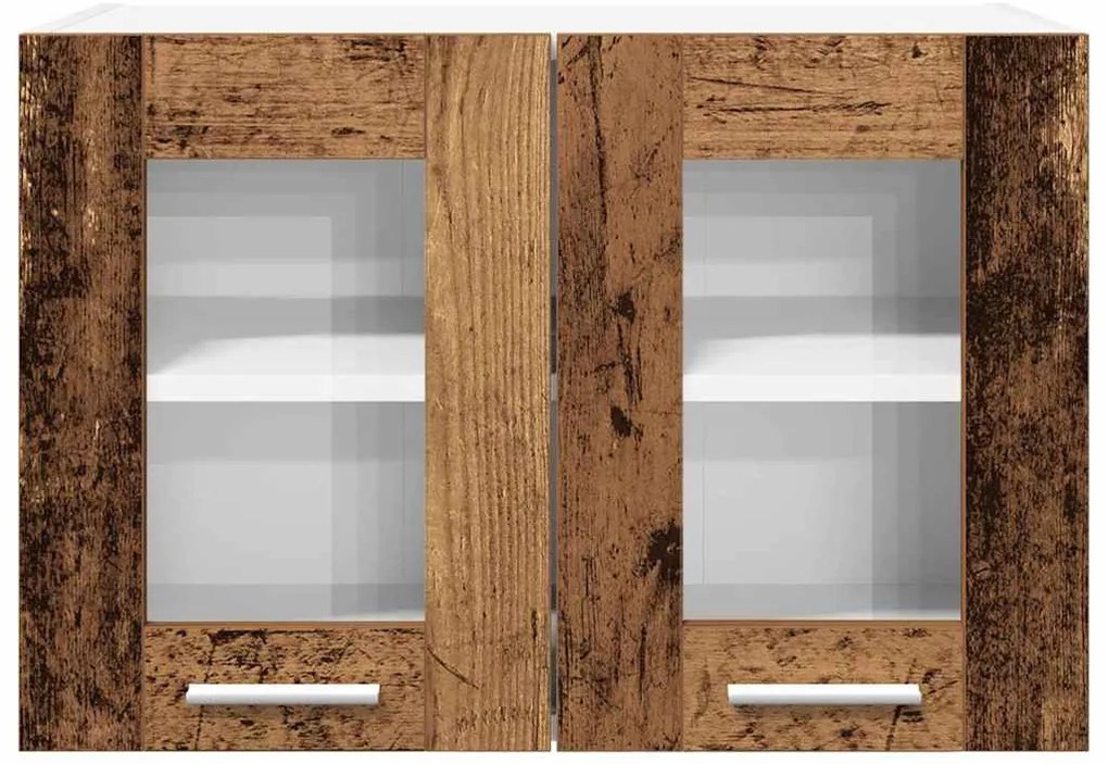 Függő szekrény Riga 2 pcs Öreg fa 60 x 31 x 40 cm Faanyag