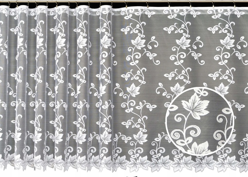 Mg Függöny 2818 Fehér 300X160 kész szalaggal Lengyel