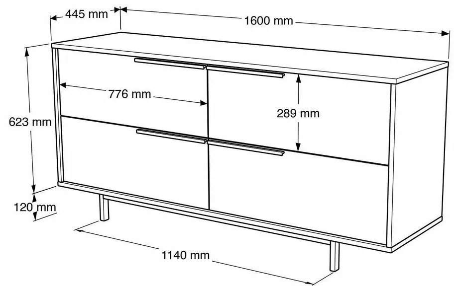 Onu Walnut szekrény