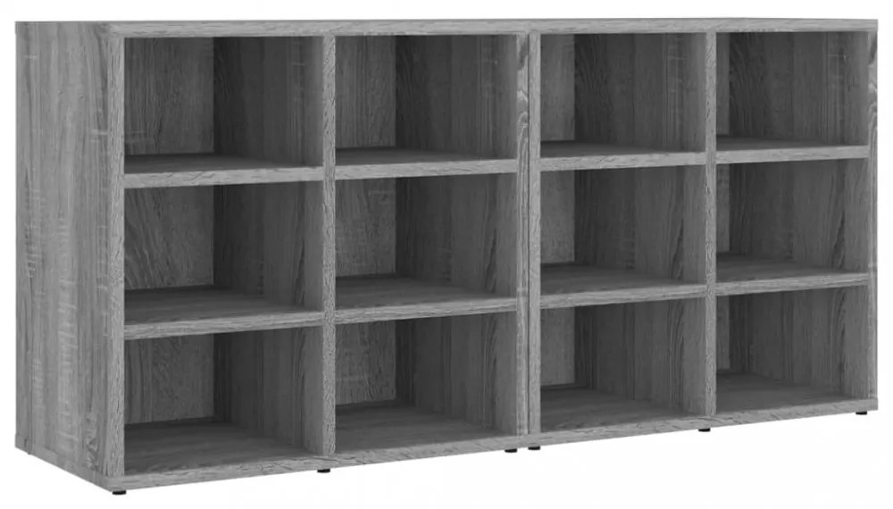 2 db szürke sonoma színű cipősszekrény 52,5x30x50 cm