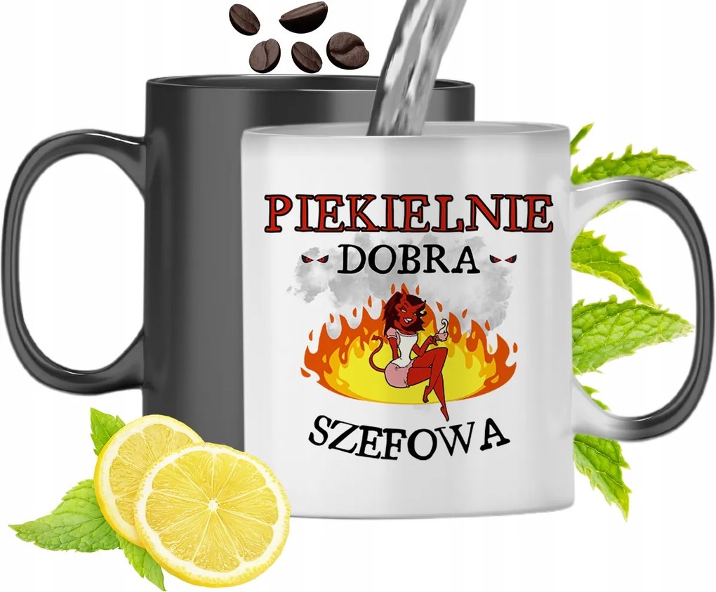 Mágikus Bögre A Főnöknek Színváltós, fényképes nyomattal