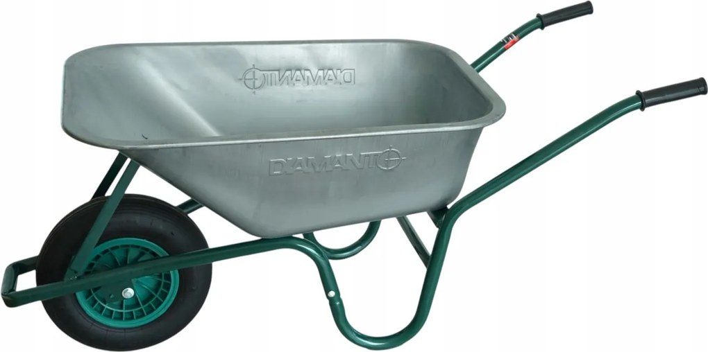 Kerti talicska 100 l talicska nagy horganyzott könnyű tágas strapabíró