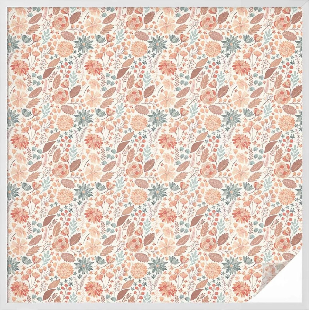 Ablakfólia Öntapadós Adatvédelem Virágos kompozíció 100x100