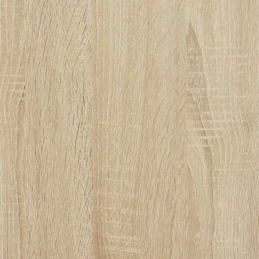 2 db sonoma tölgy szerelt fa szekrény 2 fiókkal 60 x 31 x 40 cm