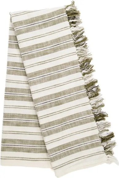 Zöld pamut takaró 150x200 cm Indira – Tiseco Home Studio