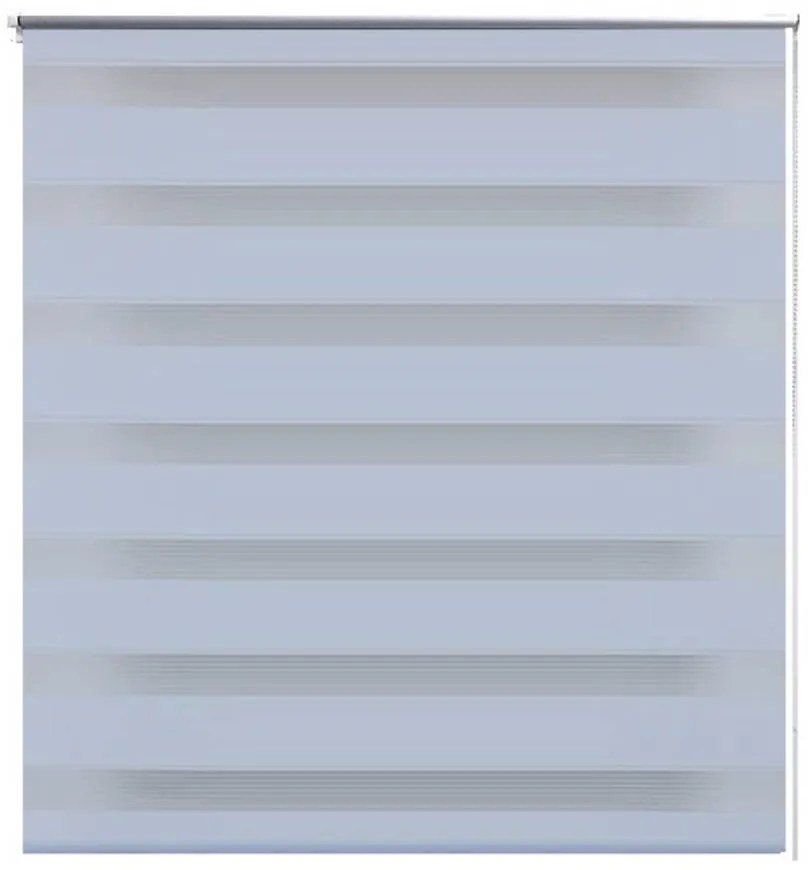 vidaXL Zebra roló 137 x 175 cm Fehér