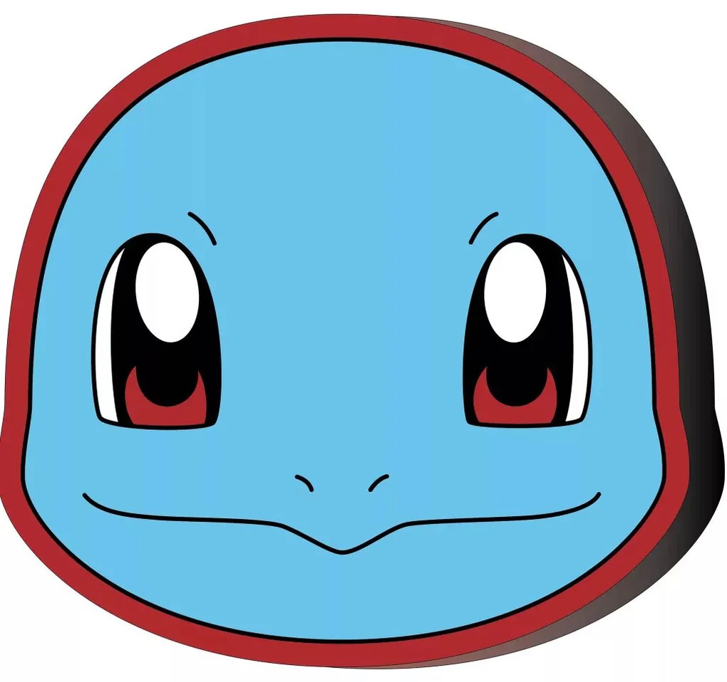 Pokémon Squirtle formapárna, díszpárna 40 cm
