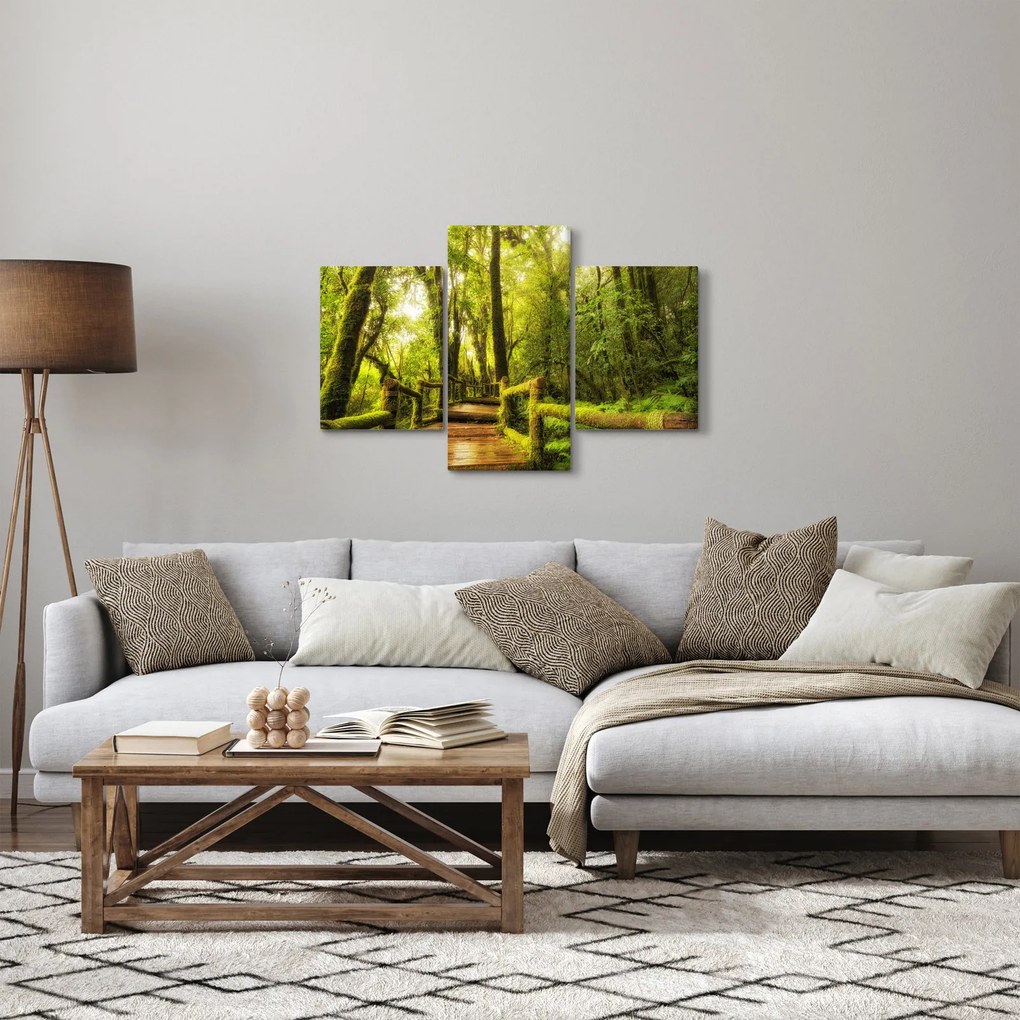 Mohás dzsungel képe (90x60 cm)