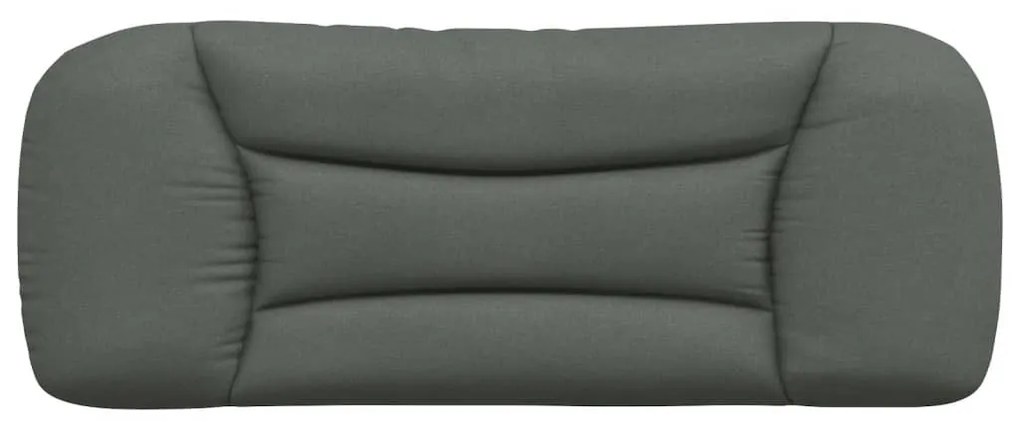 sötétszürke szövet fejtámla párna Hvar 100 cm