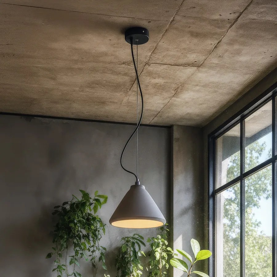RENDL R12416 RADICAL Modern Függesztett Lámpa Beton IP20
