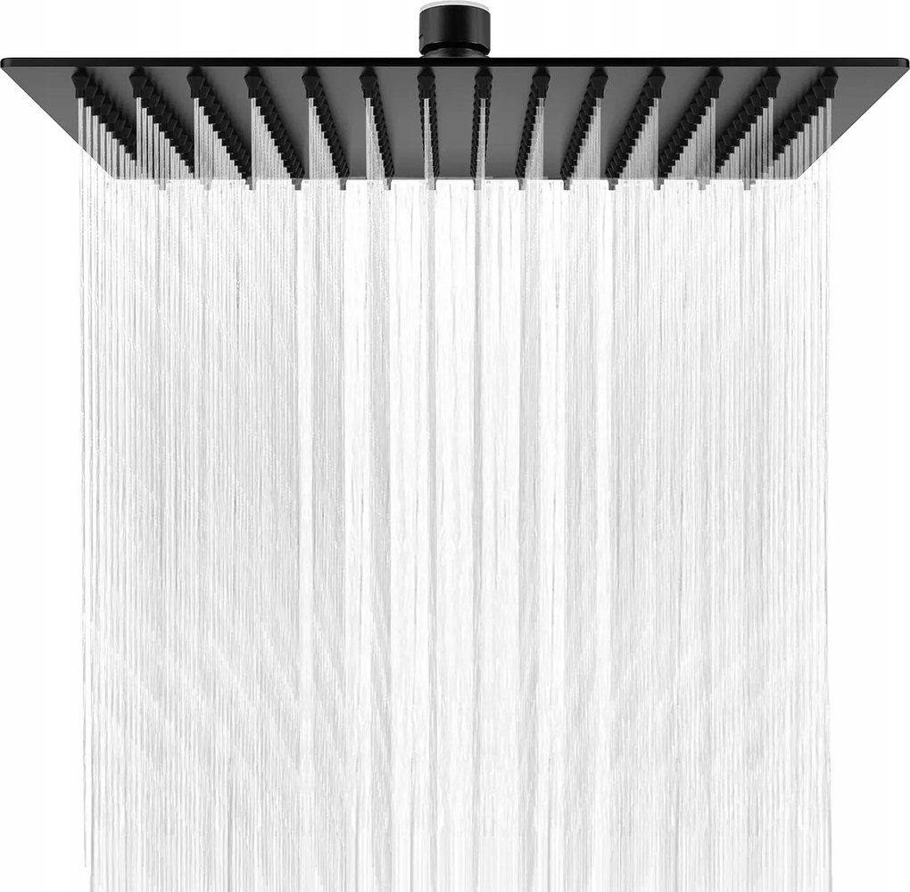 Hausprofi esőztető öntisztító fúvókákkal (matt fekete 30 cm)