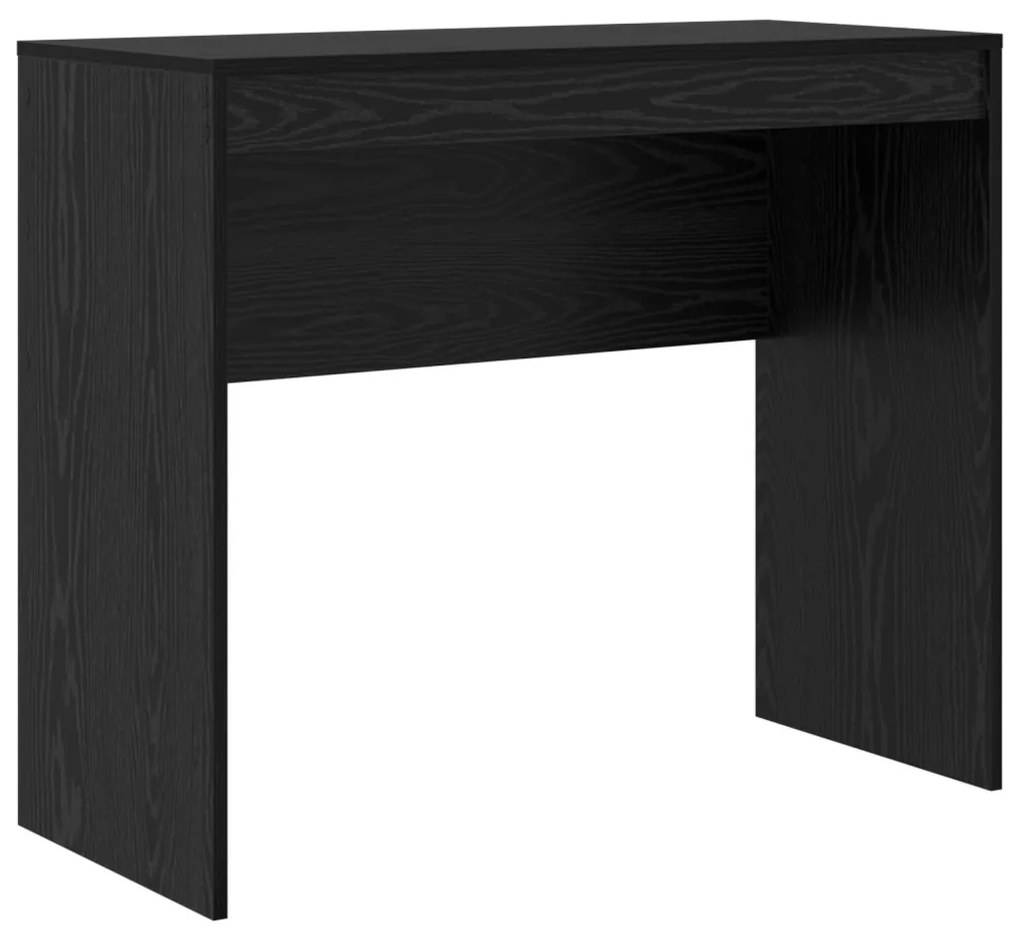 vidaXL Íróasztal Fekete tölgy Tervezett fa 90 x 40 x 76 cm Íróasztal