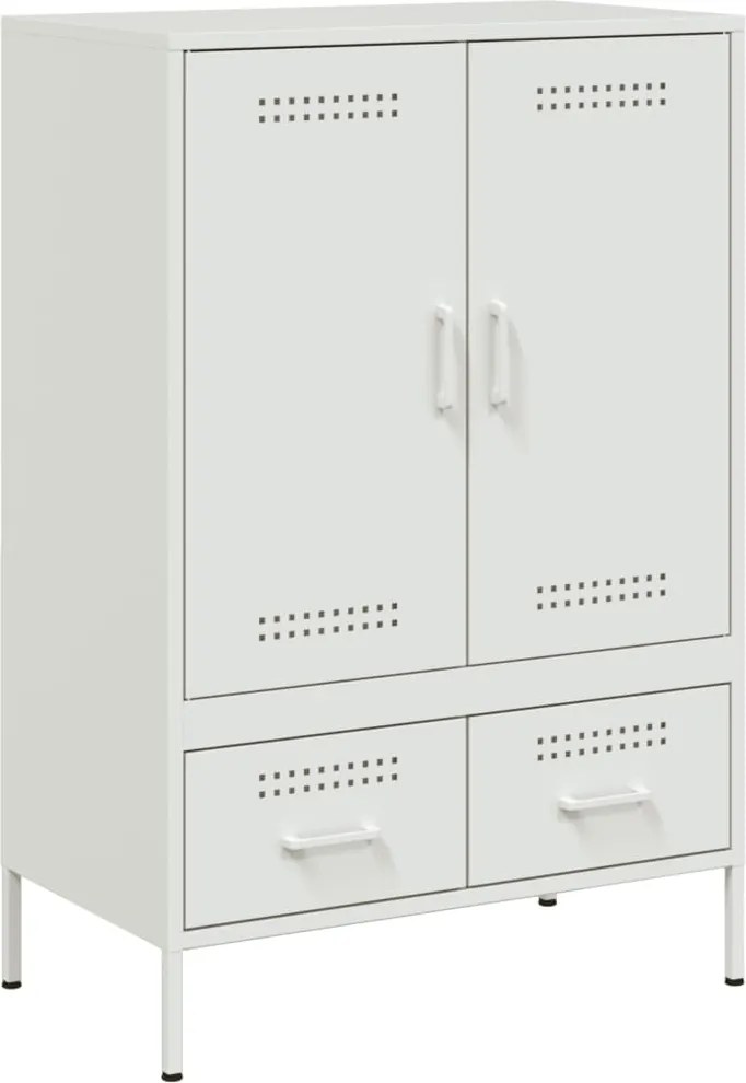 vidaXL fehér acél magasszekrény 68 x 39 x 101,5 cm