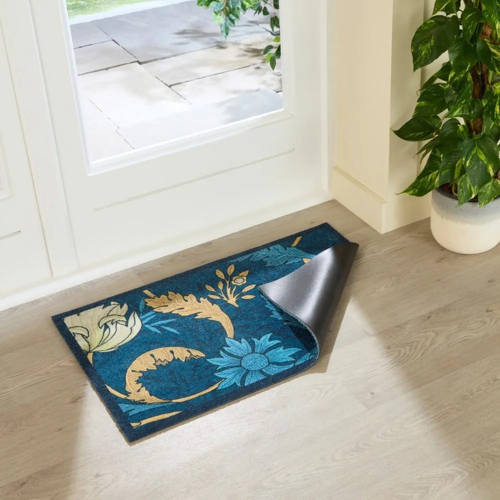 Lábtörlő 50x80 cm William Morris Blue – Artsy Doormats
