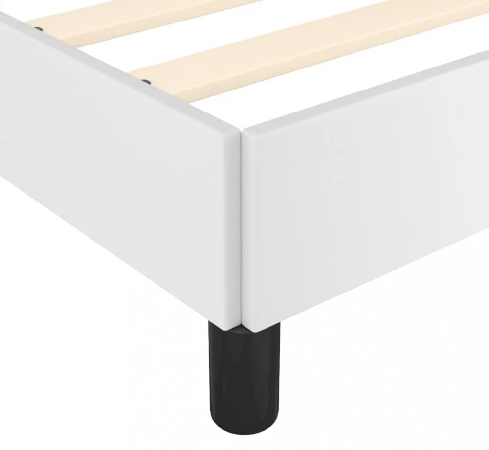 fehér ágykeret fejtámlával matrac nélkül 80 x 200 cm