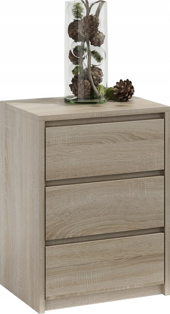 Éjjeliszekrény N4 Fésülködőasztal Éjjeli Asztal Sonoma