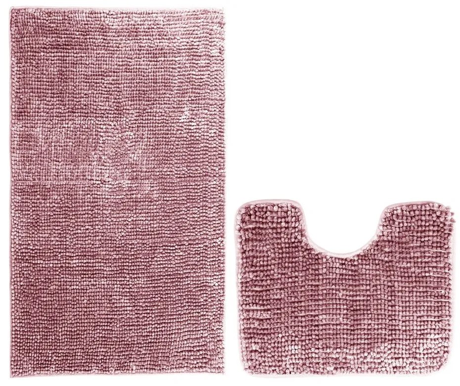 Bati 2 db-os lila fürdőszobai kilépő szett - AmeliaHome