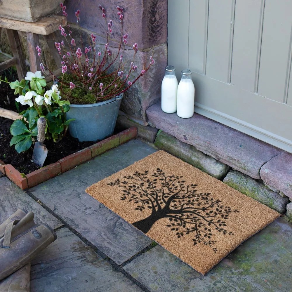 Kókuszrost lábtörlő 40x60 cm Tree of Life – Artsy Doormats