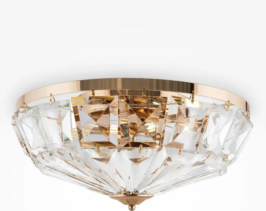 MAYTONI MOD094CL-06G FACET Klasszikus Mennyezeti Lámpa Arany E14 IP20