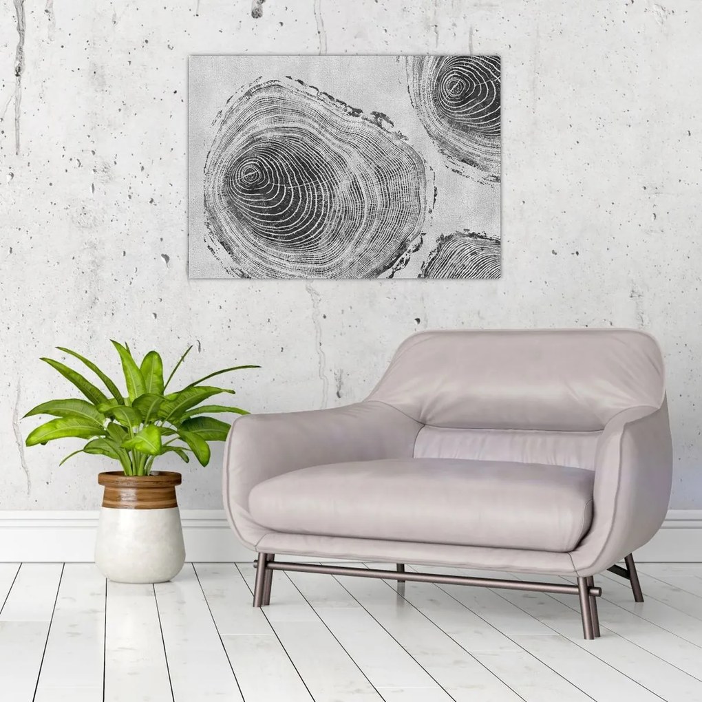 Üveg kép - Fa motívum (70x50 cm)