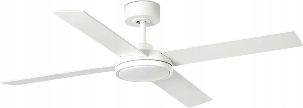 Faro Saint L Led mennyezeti ventilátor, fehér, 4 lapátos, távirányítóval