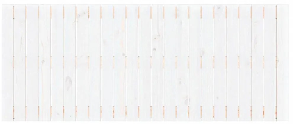 fehér tömör fenyőfa fali fejtámla 147 x 3 x 60 cm