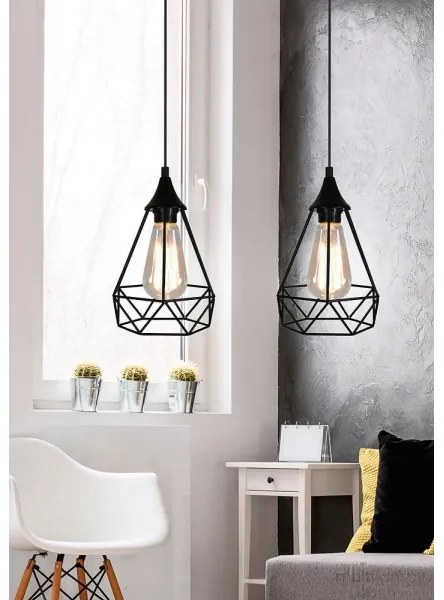 Csillár zsinóron GRAF 2xE27/60W/230V