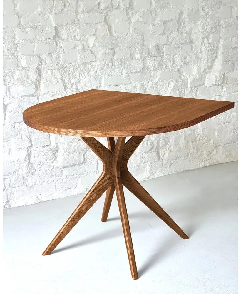 Étkezőasztal tölgyfa dekorral 90x90 cm Jubi – Ragaba