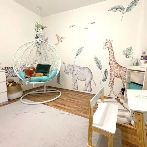 INSPIO Fali matrica - Elefánt és zebra a SZAFARI-ból