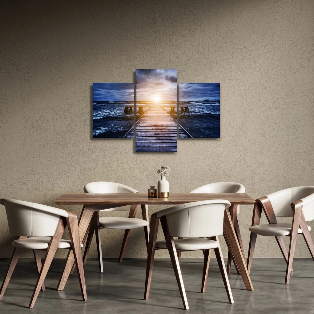 A móló képe nappal (90x60 cm)