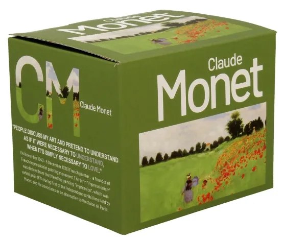 Monet porcelán öblös bögre - 430 ml - Pipacsmező