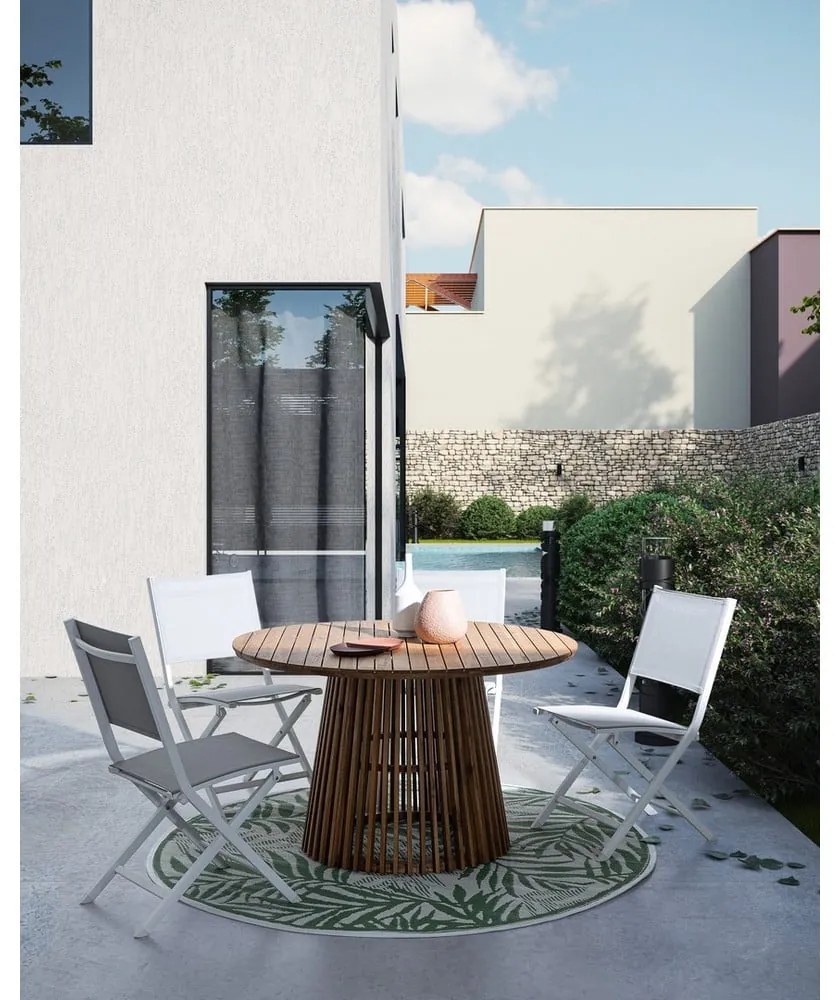 Fehér fém kerti szék Elin – Bizzotto